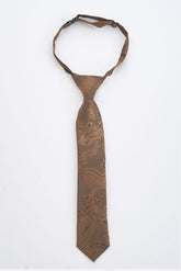 Junior Brown Paisley Tie